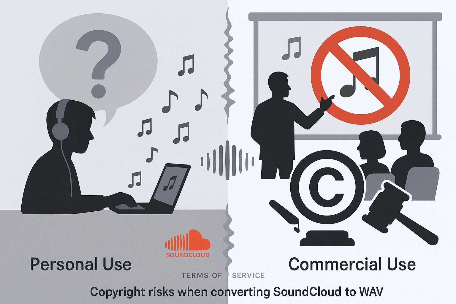 convert soundcloud to wav legal way