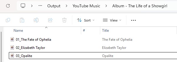 MusicFab saved files