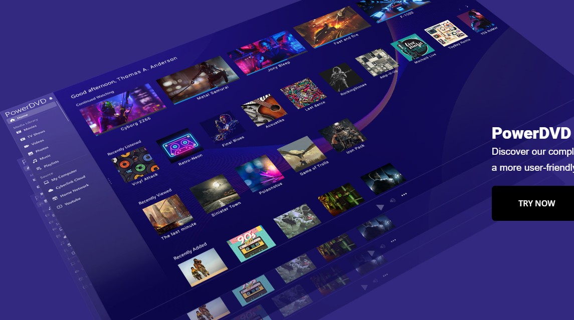 CyberLink PowerDVD dvd player for windows 10