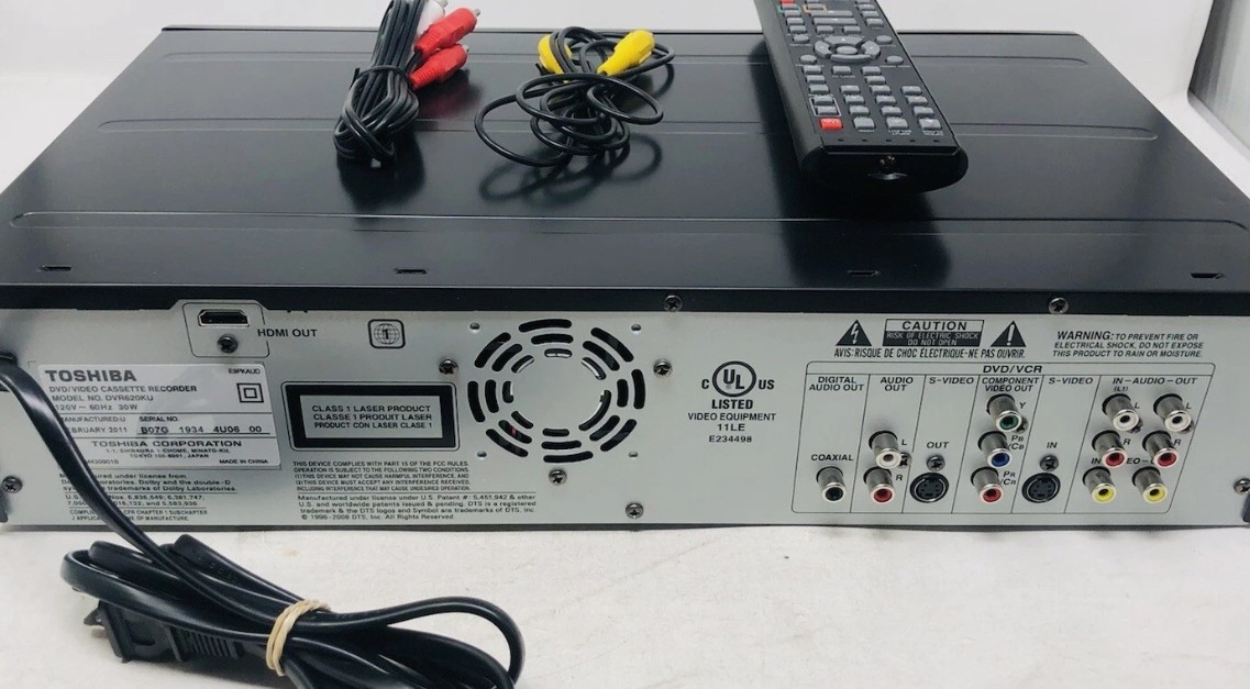 Toshiba DVD Recorder VCR Combo