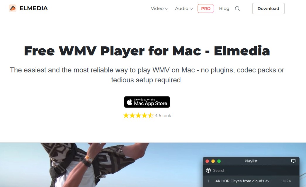 Elmedia WMV Player for Mac