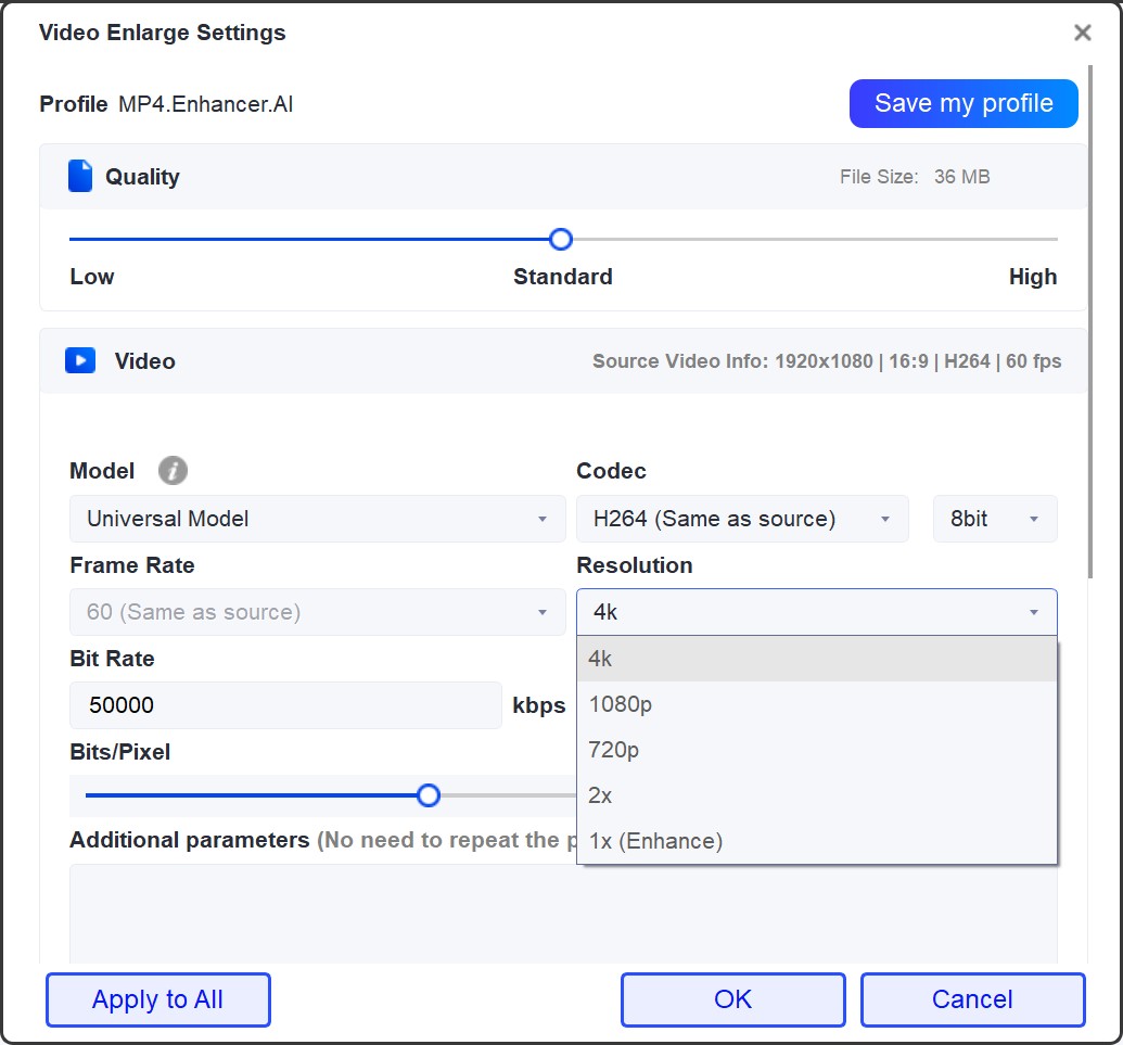 unifab video upscaler-step