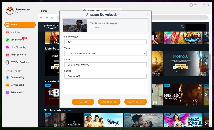 amazon prime video subscription:Tip: Use StreamFab Amazon Downloader To Watch Shows And Movies Offline