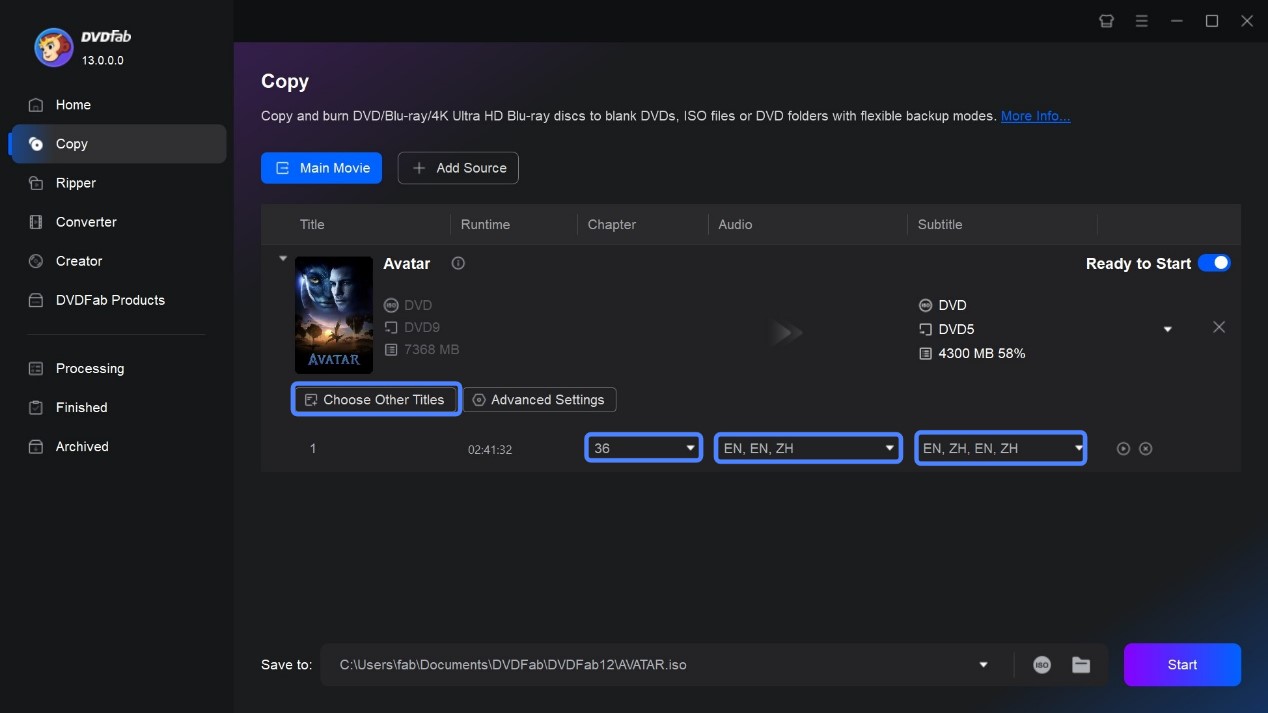 How to decrypt and copy DVD/Blu-ray/UHD with DVDFab - best AnyDVD alternative