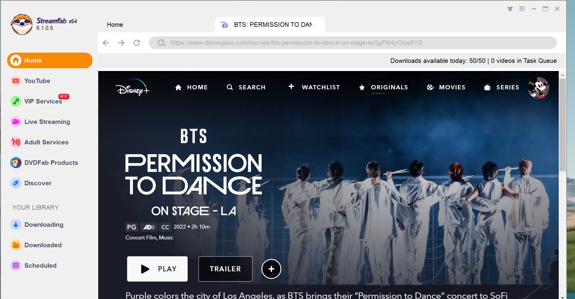 download bts permission to dance