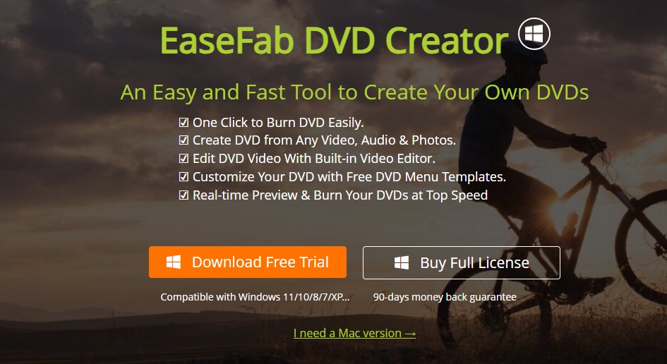 Comment convertir mp4 en DVD avec EaseFab DVD Creator