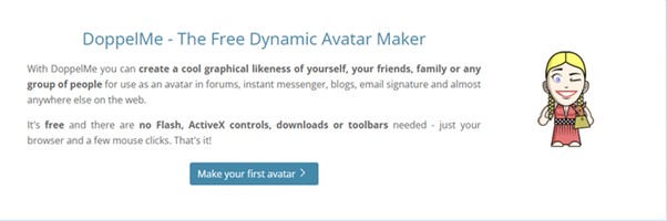 create avatar with doppelme