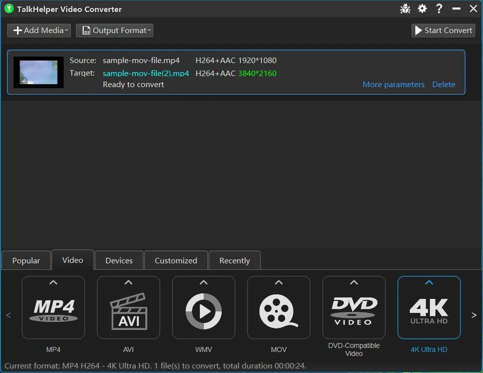 4k converter:2. TalkHelper 4K Video Converter