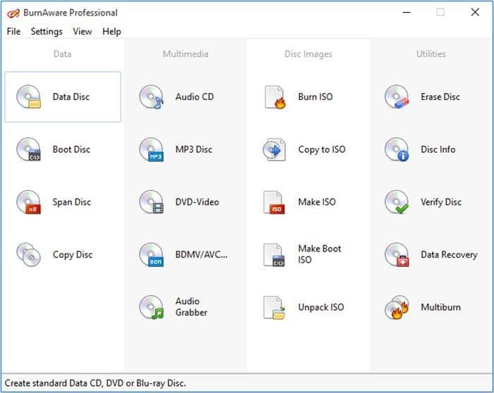 dvd brennen windows 10:4. BurnAware DVD-Brennsoftware