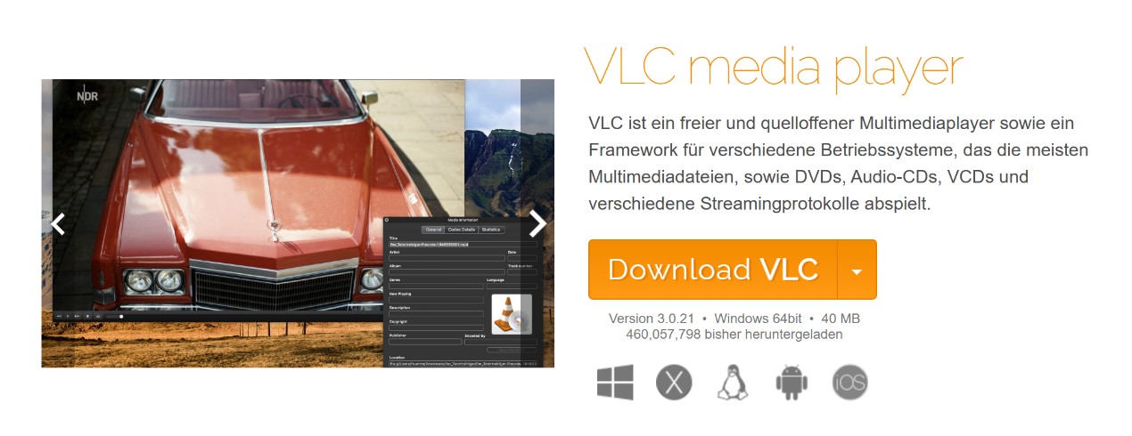 Fernsehprogramm mit VLC Media Player aufnehmen