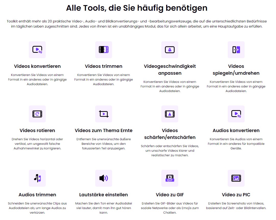 DVDFab Toolkit - Video zu Bild Software