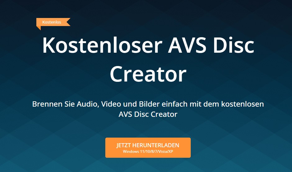 Blu-rays erstellen mit Freeware AVS Disc Creator