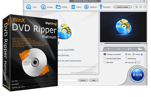 Numériser votre DVD sur votre pc  : Des moyens simples pour convertir votre DVD en copie numérique:Méthode 2 : WinX DVD Ripper