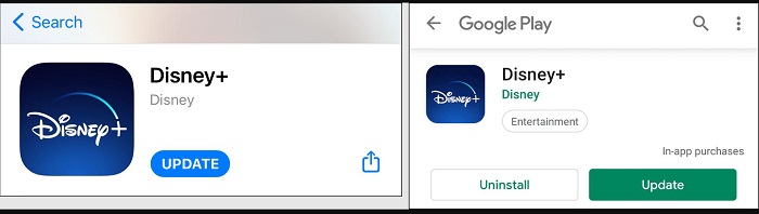 disney-plus-not-working:3. Update the App