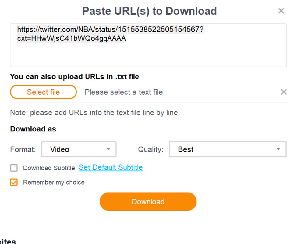 download twitter video:StreamFab - Best Twitter Video Downloader