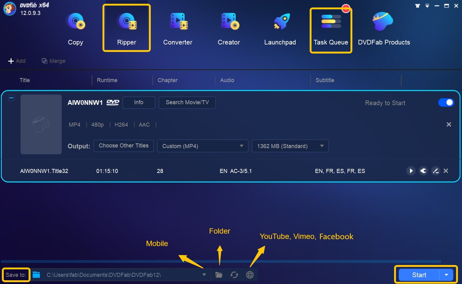 Video Converter for YouTube upload