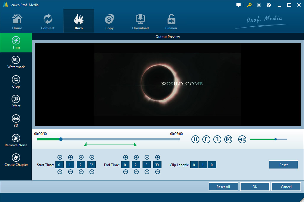 Blu-ray authoring software: Leawo Blu-ray Creator