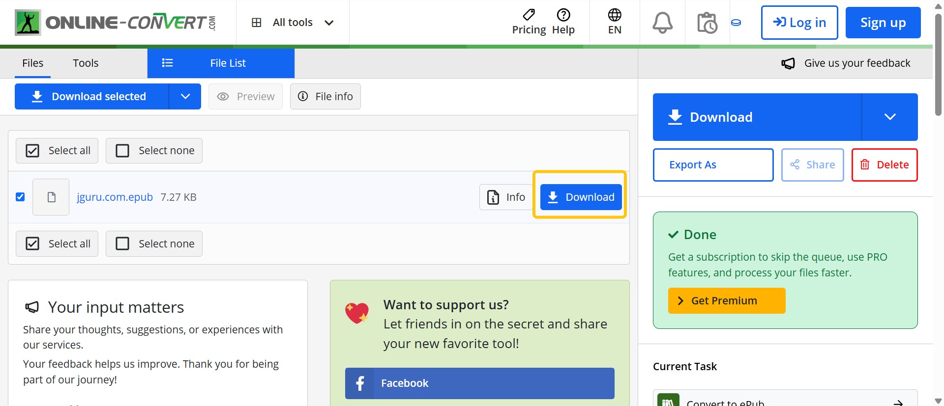 Convert Kindle to EPUB with Online Tools
