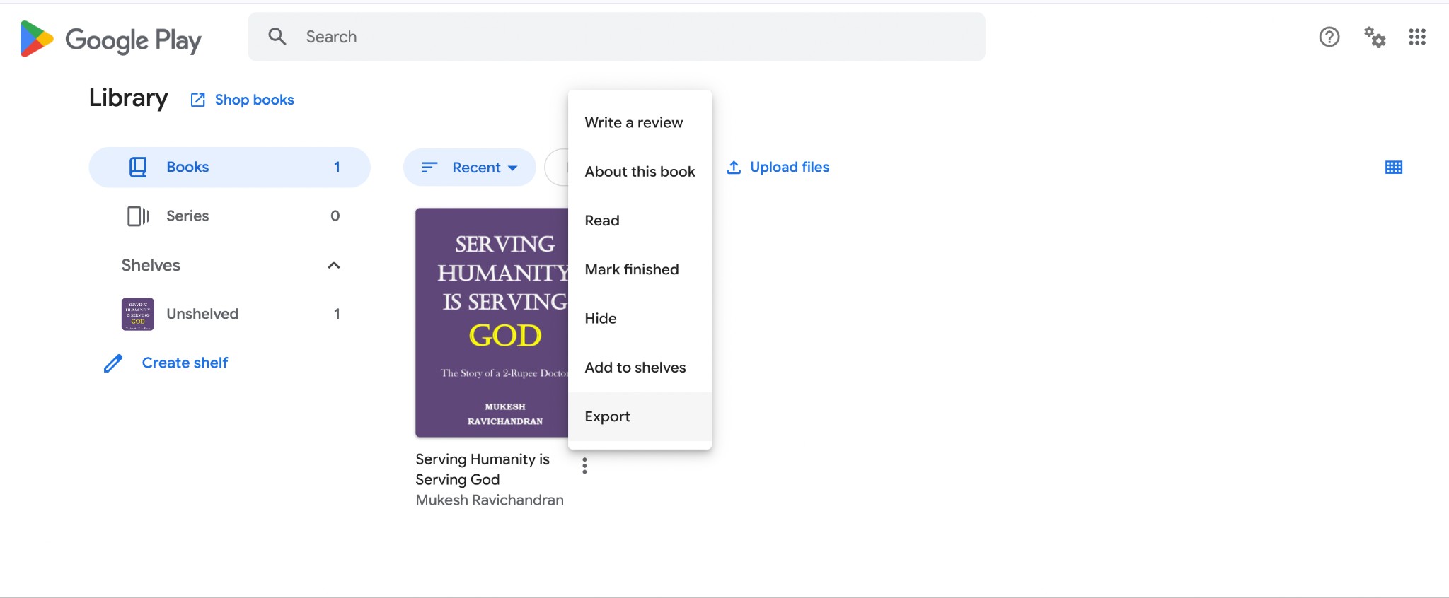 Download Google Books from the Google Play Store