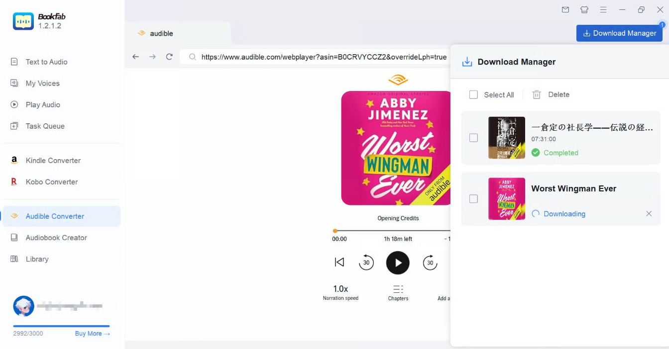 How to Download Audible Books to MP3 with BookFab