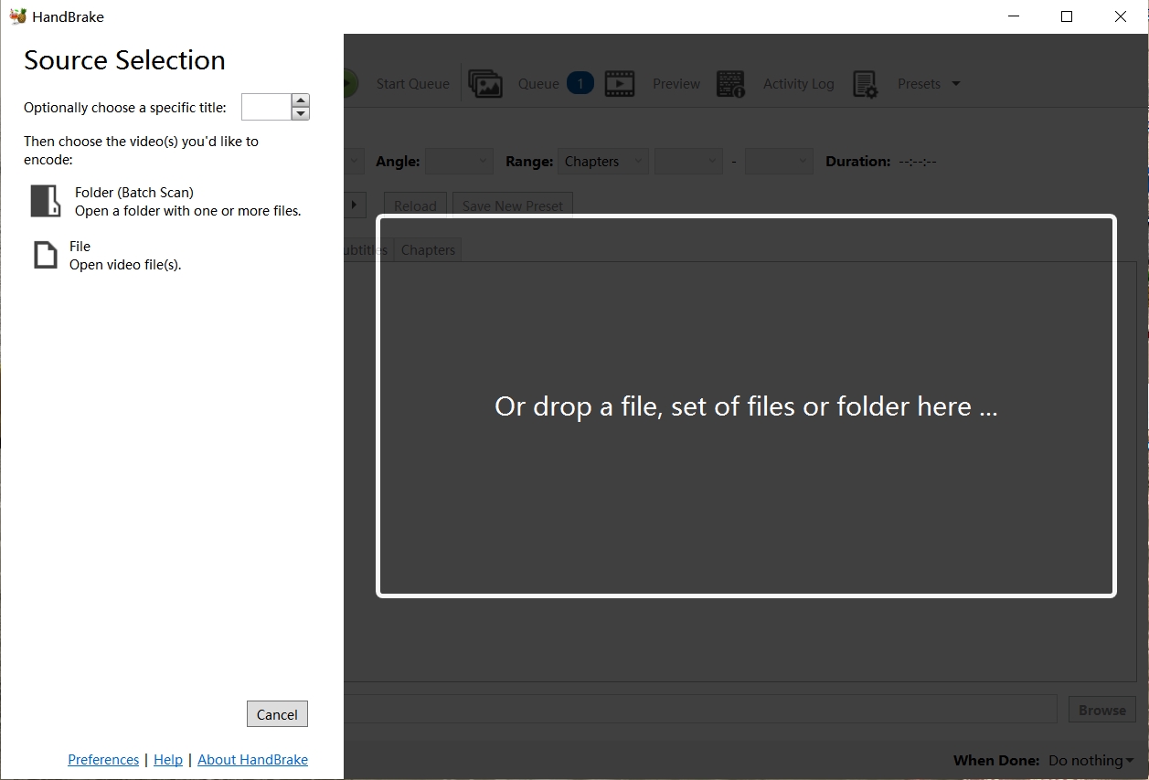 iso to avi converter: HandBrake