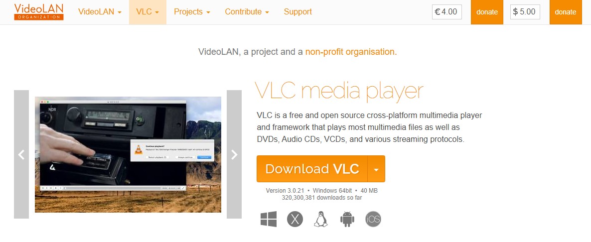 iso to mkv converter: VLC Media Player