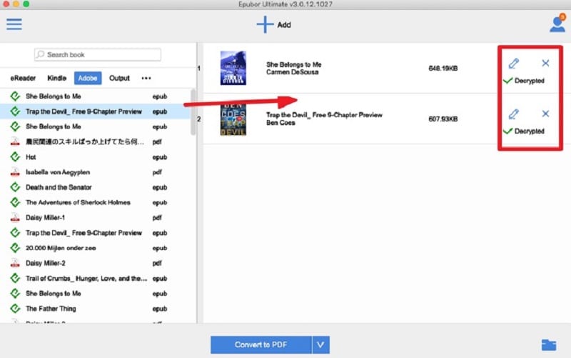 How to remove DRM from ePub with EPubor Ultimate?