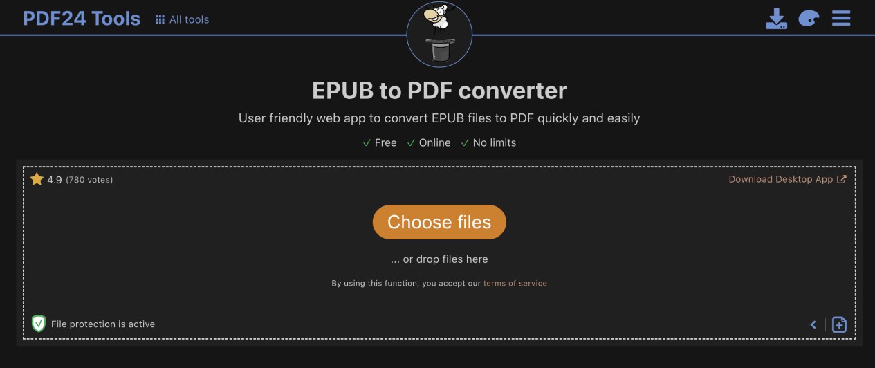 Best EPUB to PDF Converters: PDF24 Tools