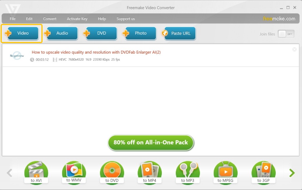 How to burn YouTube videos to DVD with Freemake Video Converter
