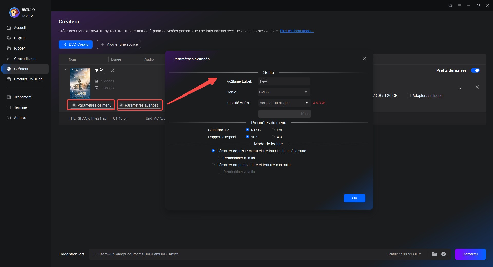 Graver ISO sur clé USB avec DVDFab DVD Creator 