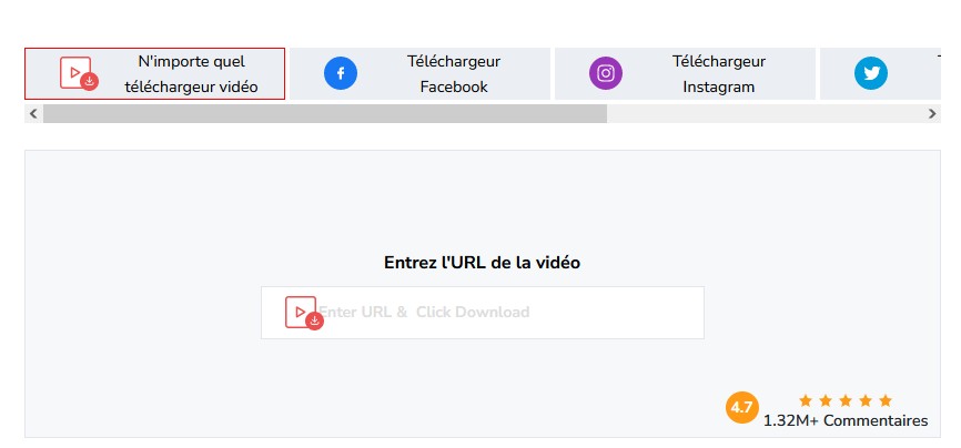 Les meilleurs video web downloader pour télécharger vidéo en ligne à partir d'URL