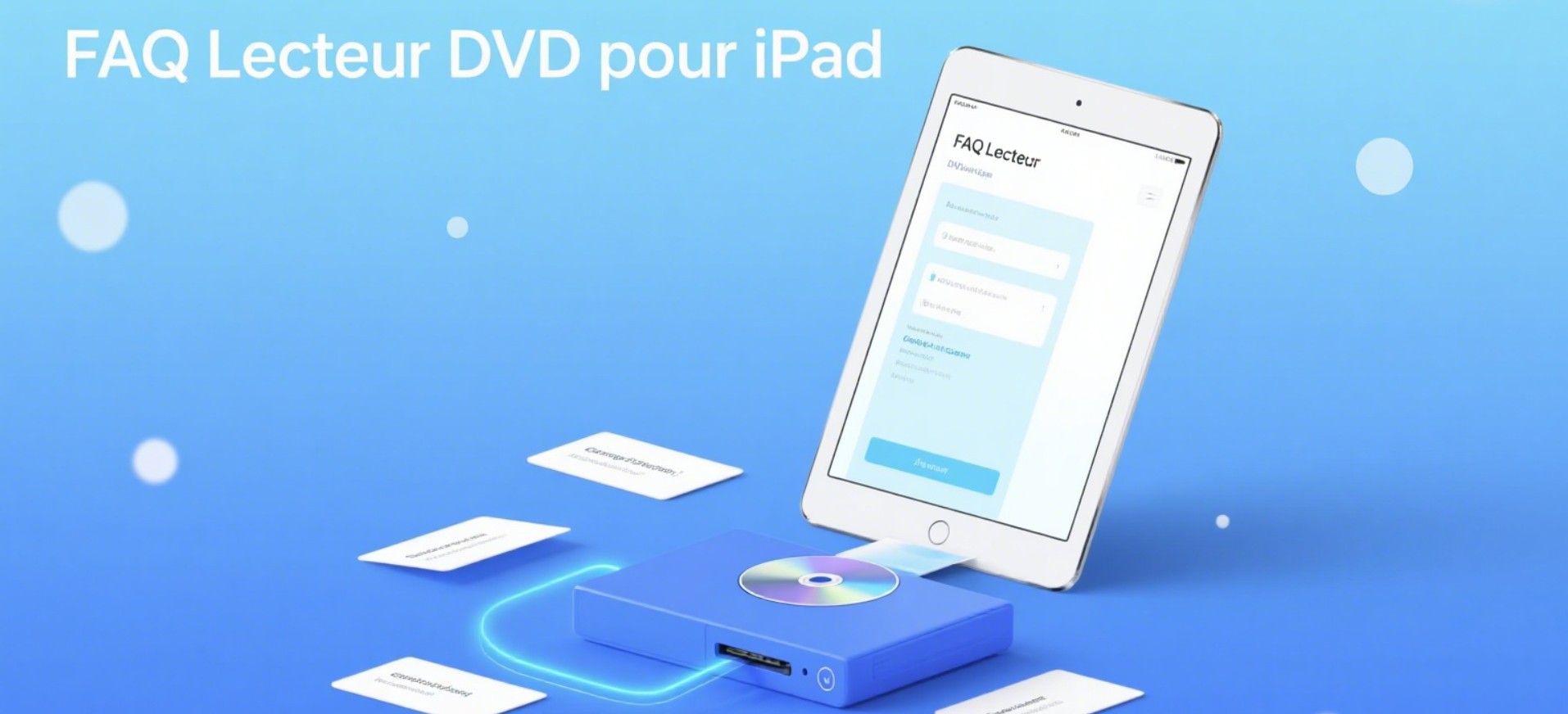 faq sur lecteur dvd ipad