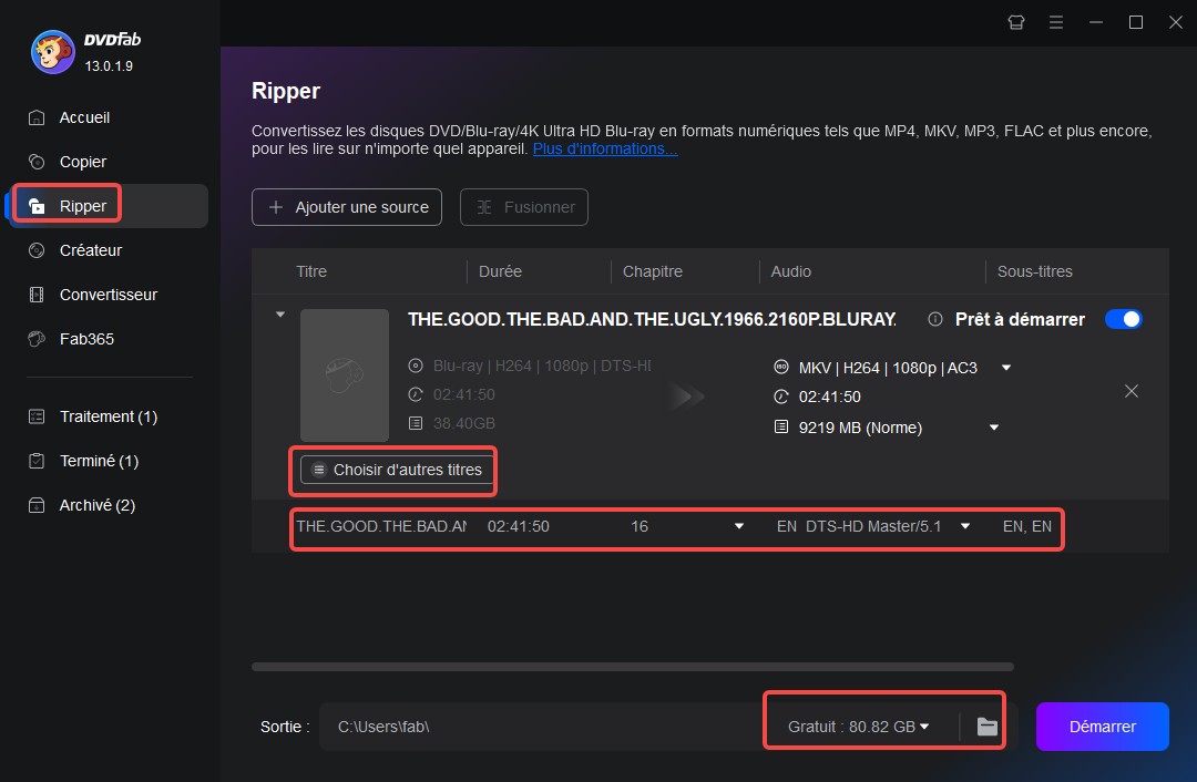 Comment convertir Blu-ray en MP4 avec un ripper Blu-ray DVDFAB?