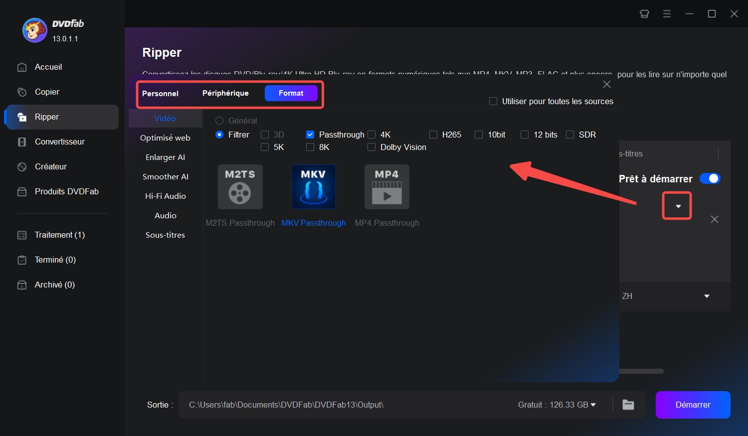 Comment ripper un Blu-ray 4K avec DVDFab UHD Ripper