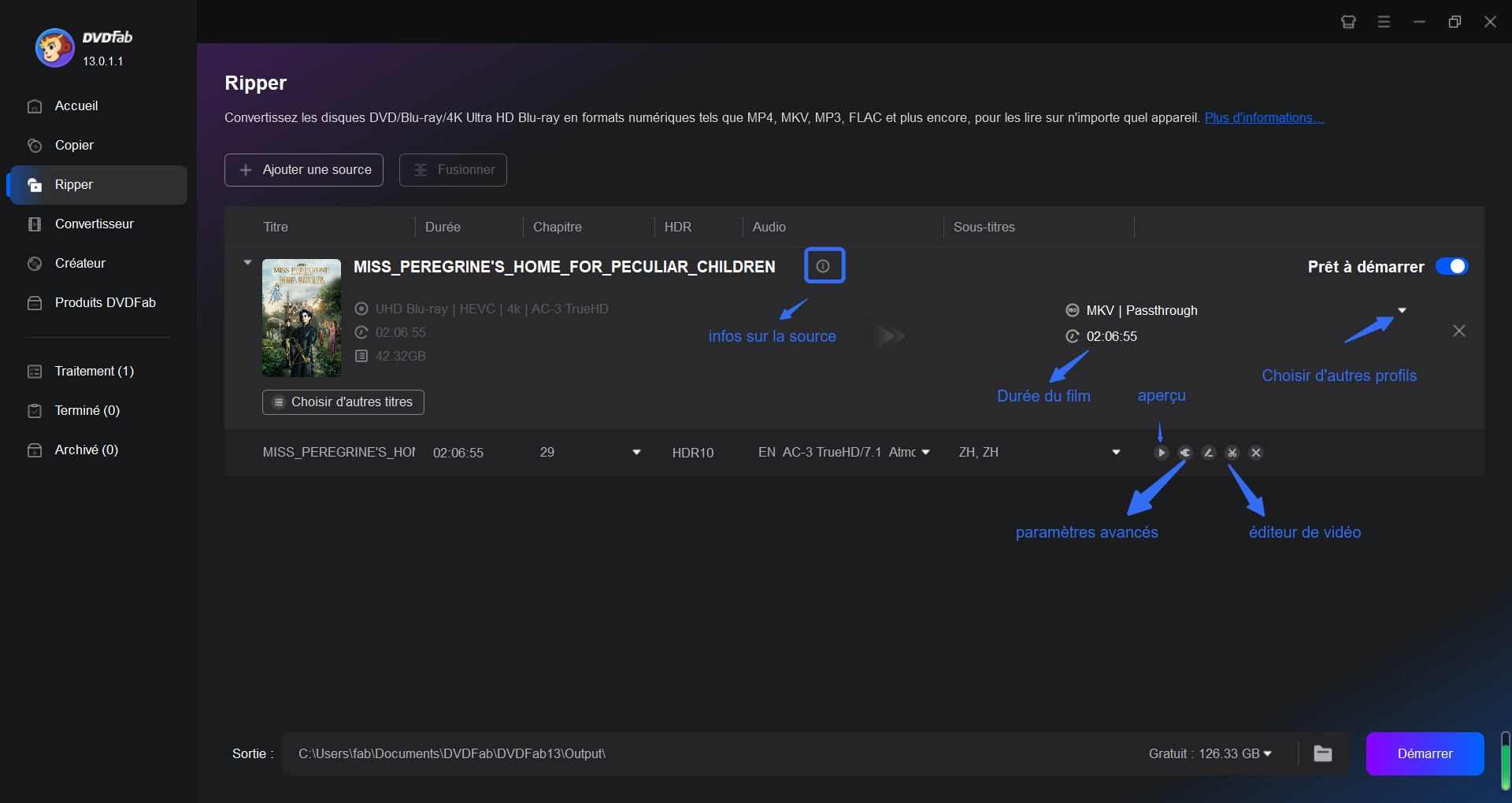 Comment ripper Blu-ray 4K à l'aide de DVDFab UHD Ripper ?