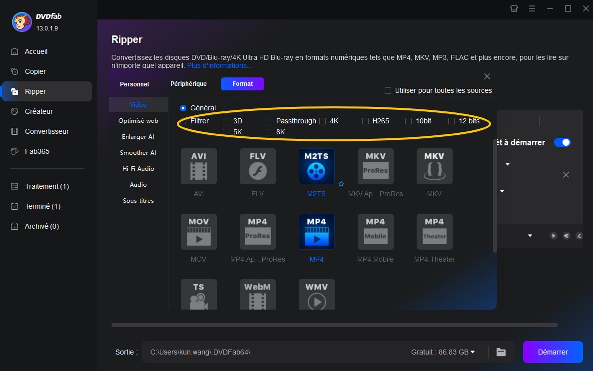 ripper un dvd avec vlc:Comment utiliser le DVDFab DVD Ripper ?