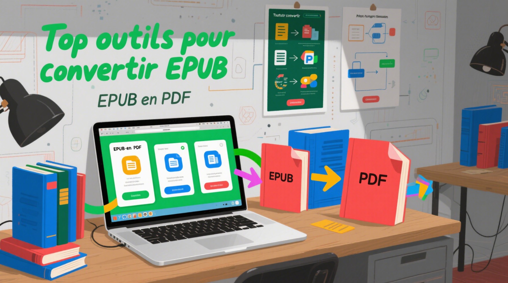 Convertisseurs EPUB TO PDF pour 2025 (outils en ligne&Logiciel)