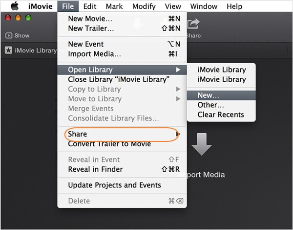 how do you compress a video for email by imovie