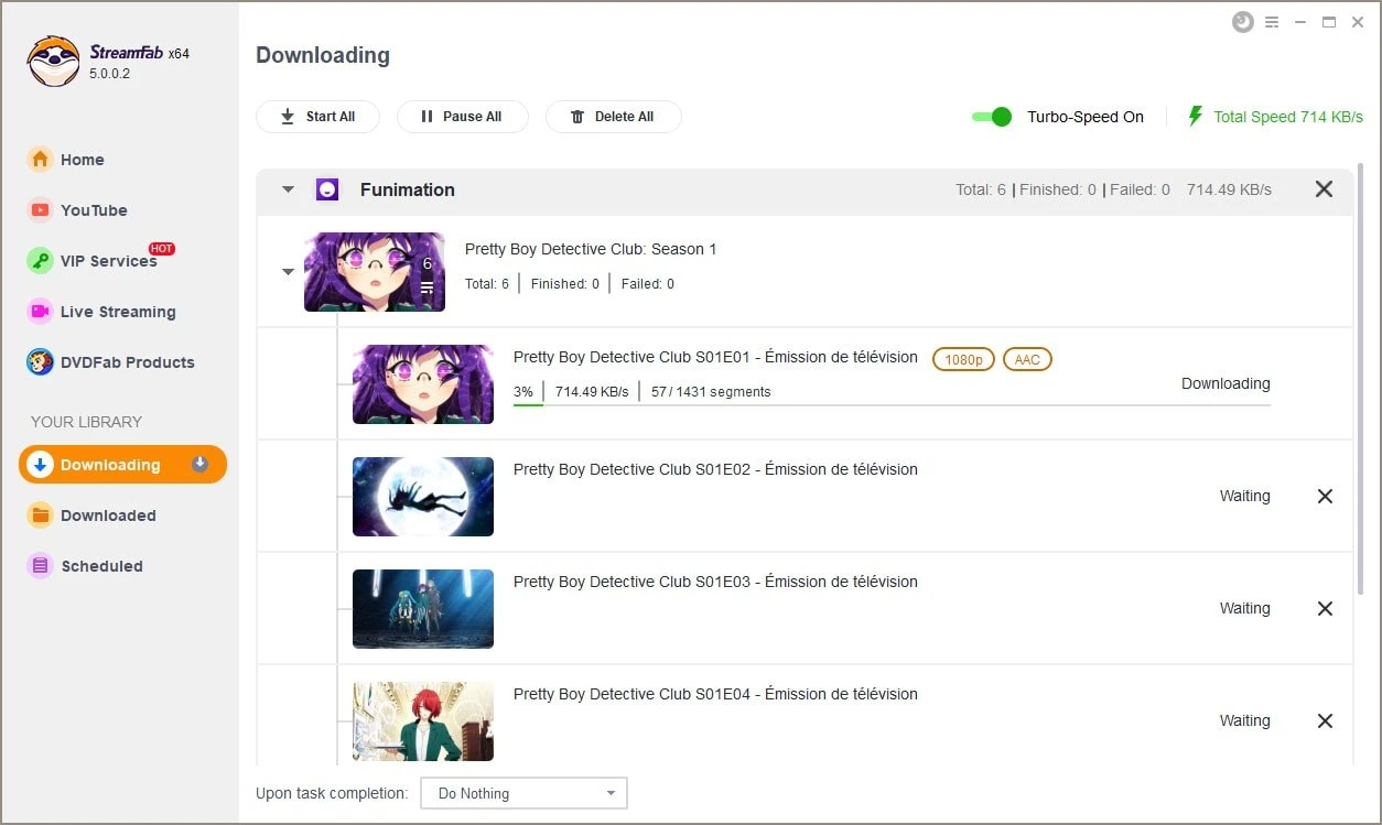 how to cancel funimation subscription:Downloading Steps of StreamFab Funimation Downloader