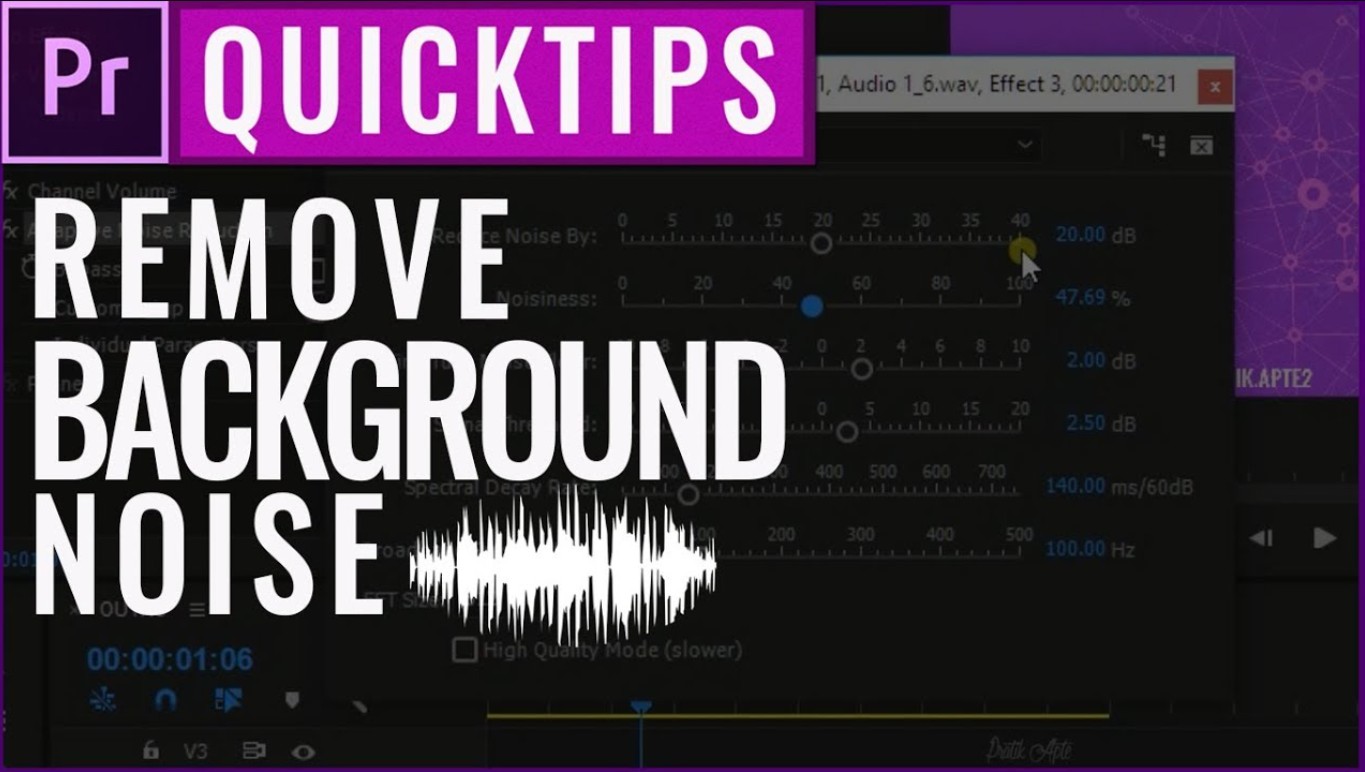 [Tutorial] How to Effectively Remove Background Noise in Premiere