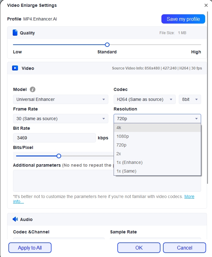 how to sharpen a video