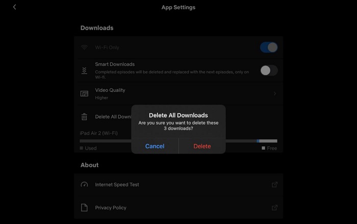 netflix download:How Do I Delete Titles?