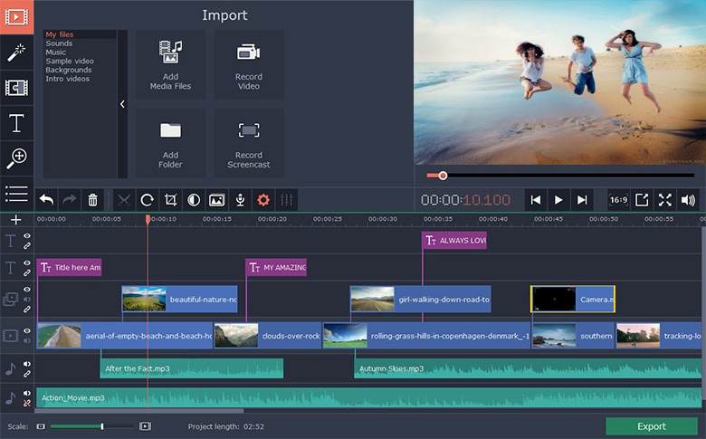 no watermark video editor:iMovie