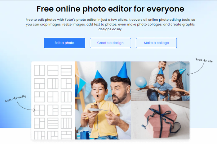 image editor online fotor