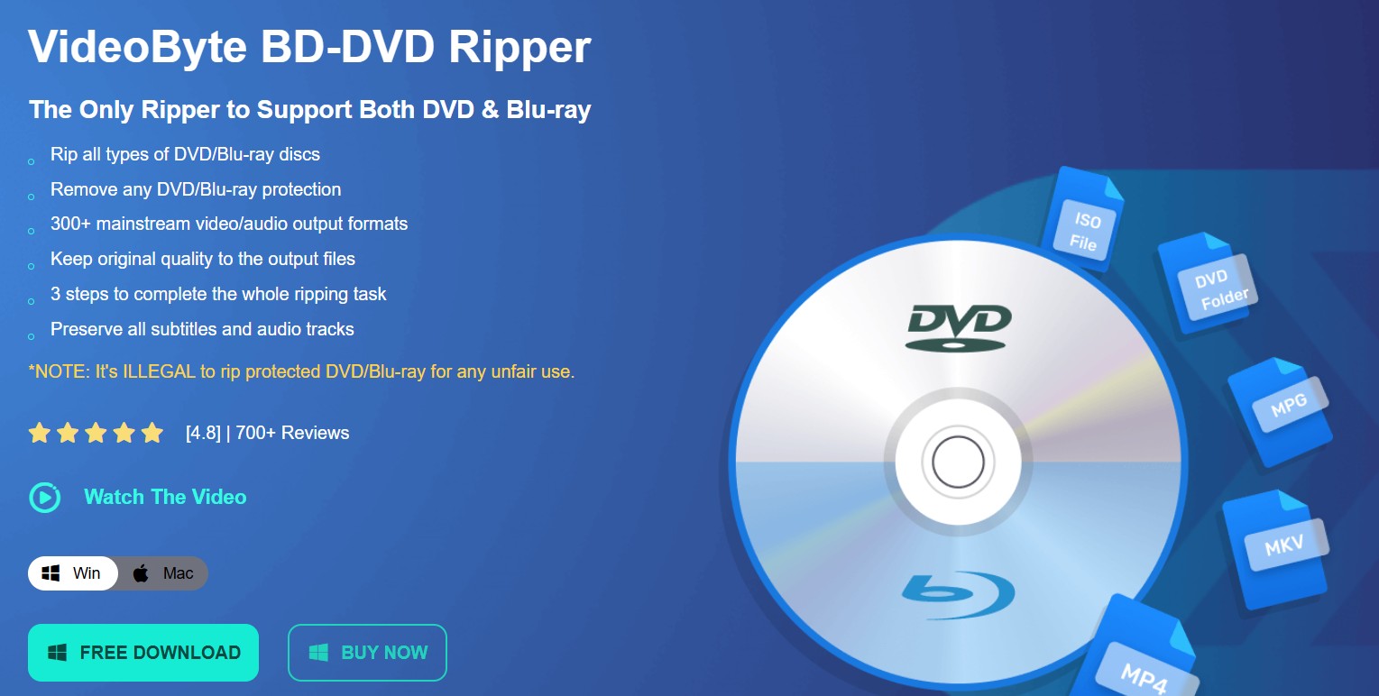 Rip Blu-ray on Mac via VideoByte BD-DVD Ripper