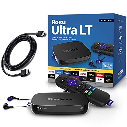 roku player:5. Roku Ultra LT Streaming Media Player