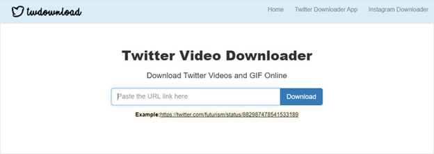 how to save a video from twitter with TWdownload