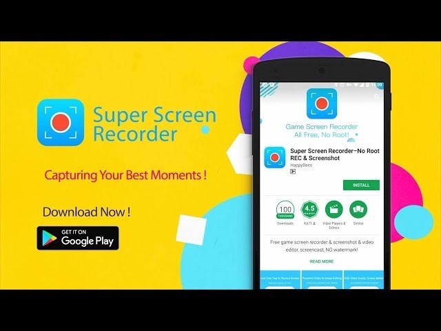 screen recorder for samsung: Super Screen Recorder