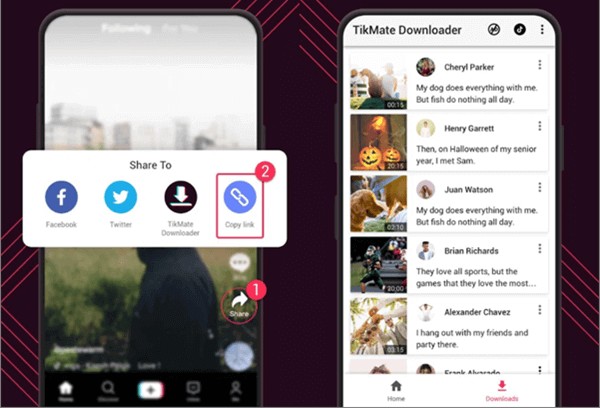 tiktok downloader:TikMate- Tiktok Downloder for Free