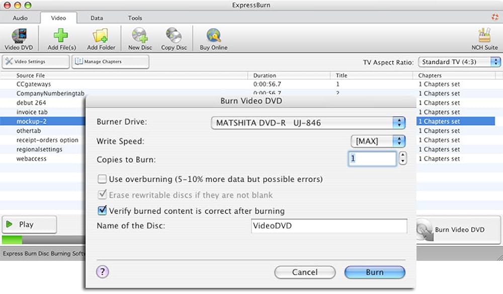 best free dvd burner for mac